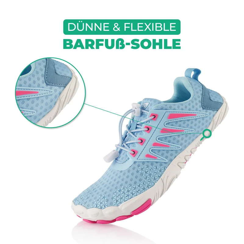 Barfußschuhe Atmungsaktive Sneaker Wasserschuhe