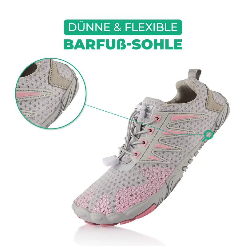Barfußschuhe Atmungsaktive Sneaker Wasserschuhe