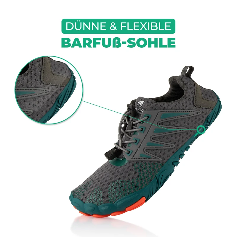 Barfußschuhe Atmungsaktive Sneaker Wasserschuhe