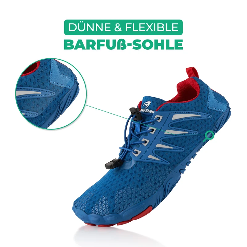 Barfußschuhe Atmungsaktive Sneaker Wasserschuhe