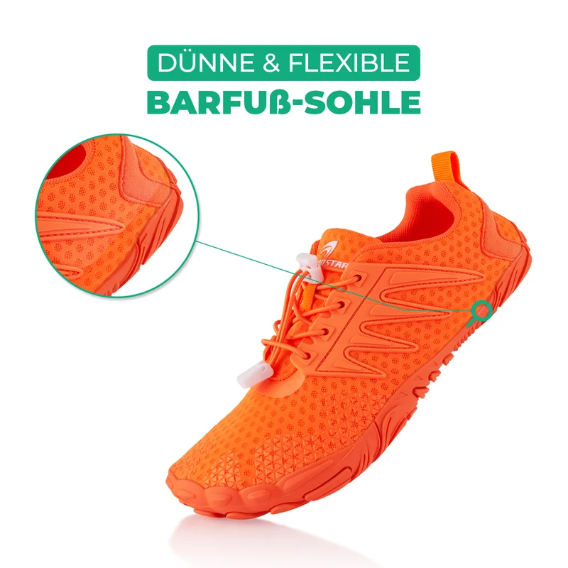 Barfußschuhe Atmungsaktive Sneaker Wasserschuhe