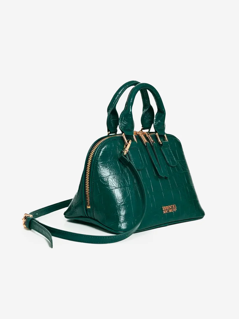 Borsa bauletto Kamilla verde in pelle sintetica