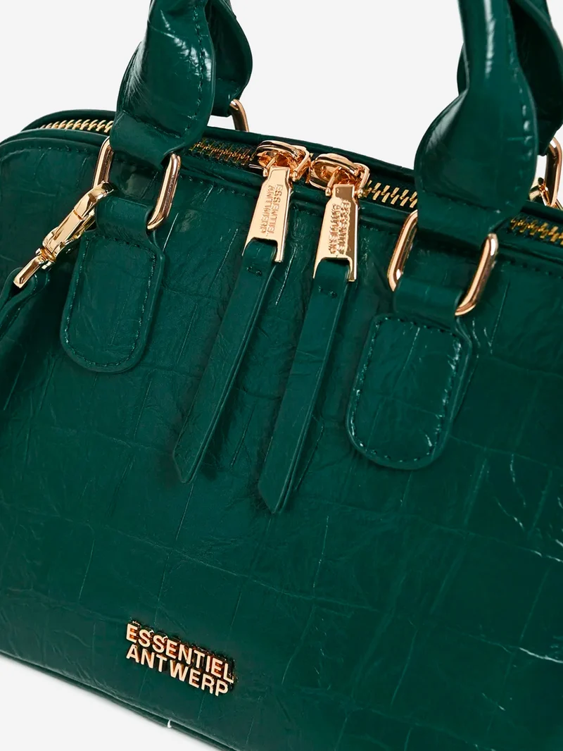 Borsa bauletto Kamilla verde in pelle sintetica
