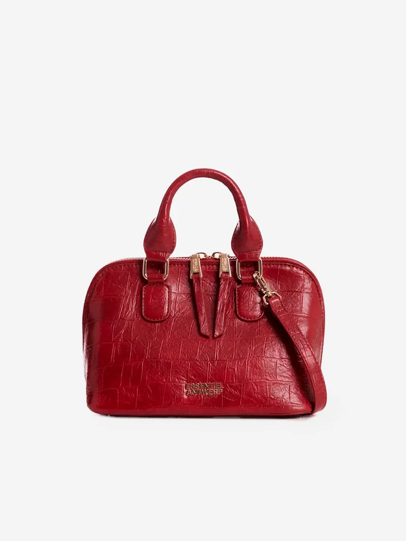 Borsa bauletto Kamilla rossa in pelle sintetica