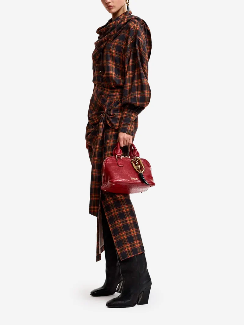 Borsa bauletto Kamilla rossa in pelle sintetica