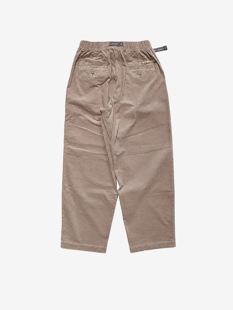 Pantaloni Moleskin 108 grigio chiaro