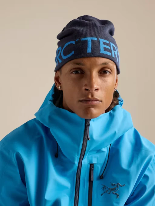 Word Head Toque black sapphire/aqua