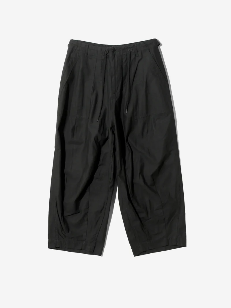 H.D. Pantaloni Fatigue neri
