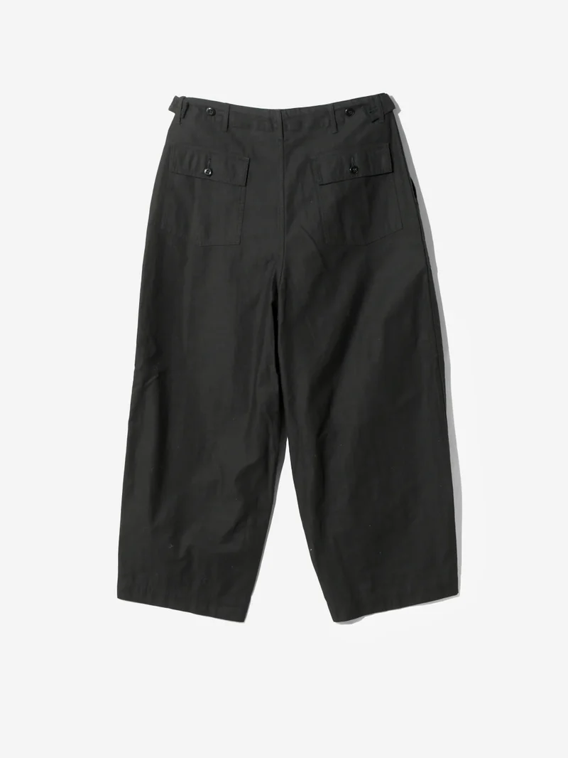 H.D. Pantaloni Fatigue neri