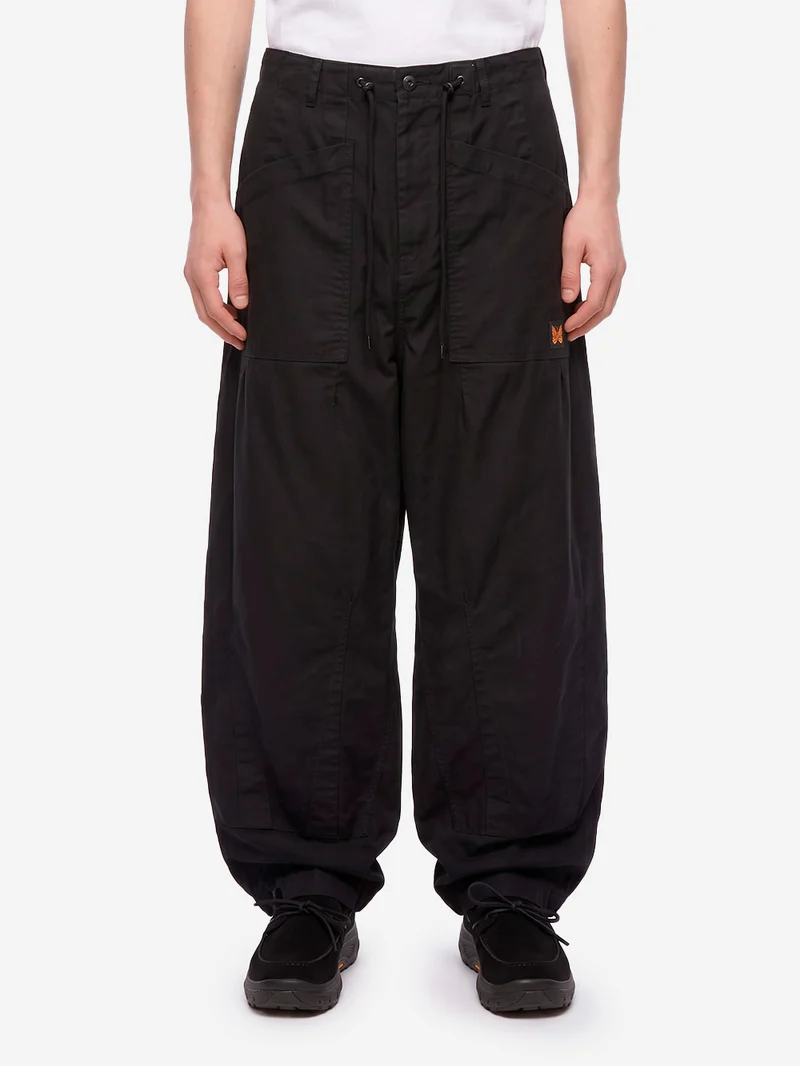 H.D. Pantaloni Utility Moleskin neri