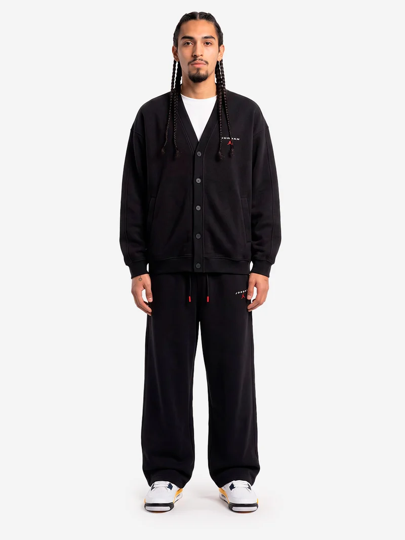 Pantaloni French Terry neri