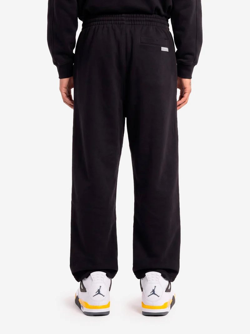 Pantaloni French Terry neri