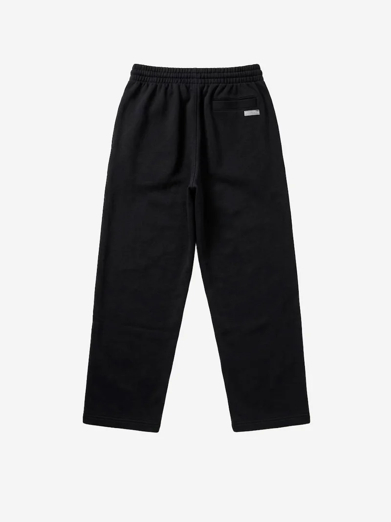 Pantaloni French Terry neri