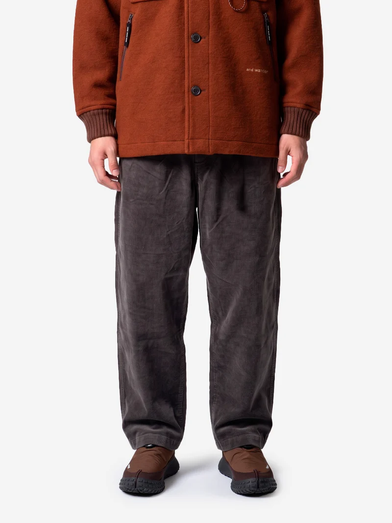 Pantaloni Moleskin 108 grigio scuro