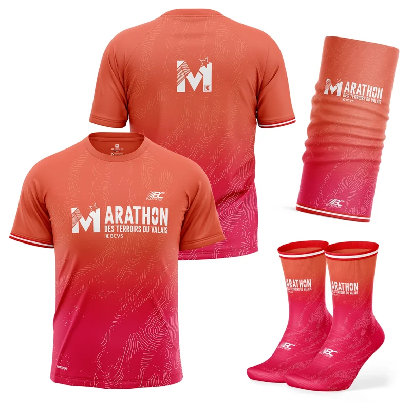 Ensemble Homme Marathon des terroirs du Valais BCVS 2026 - Édition Limitée