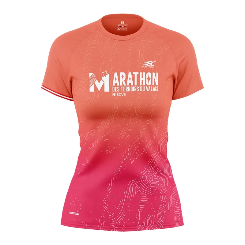 T-shirt Femme Marathon des terroirs du Valais BCVS 2026- Édition limitée