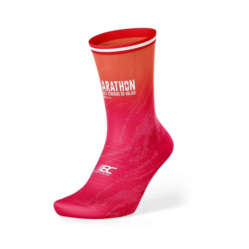 Paire de Chaussettes Marathon des terroirs du Valais BCVS 2026 - Édition limitée