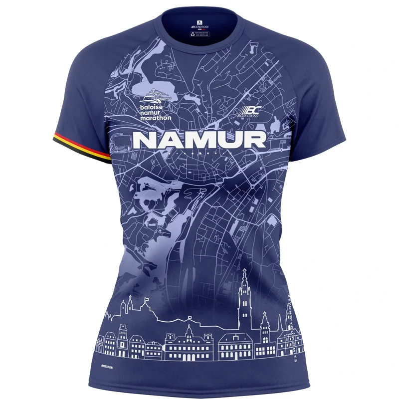 T-shirt Femme Baloise Namur Marathon 2026 - Édition limitée