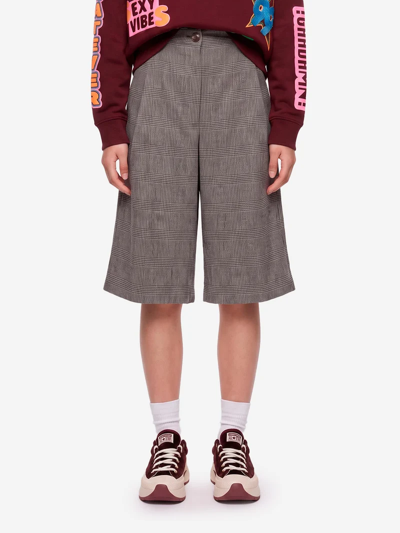 Pantaloni culottes Kreme grigi
