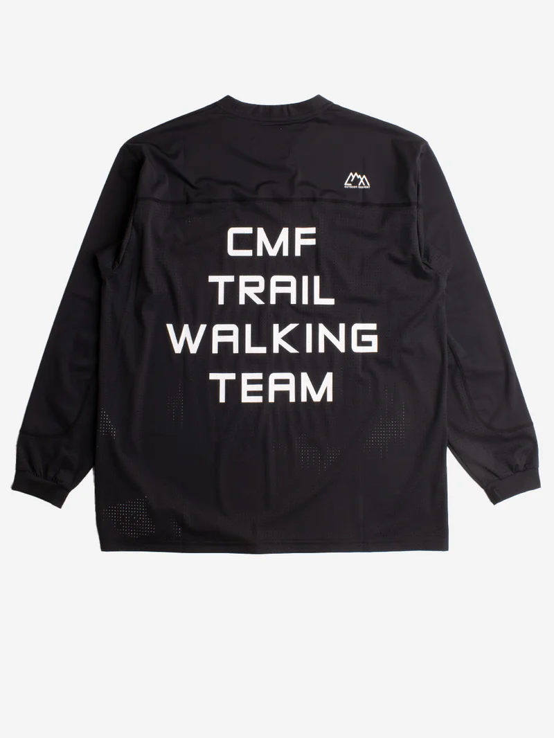 T-shirt BMX a maniche lunghe nera