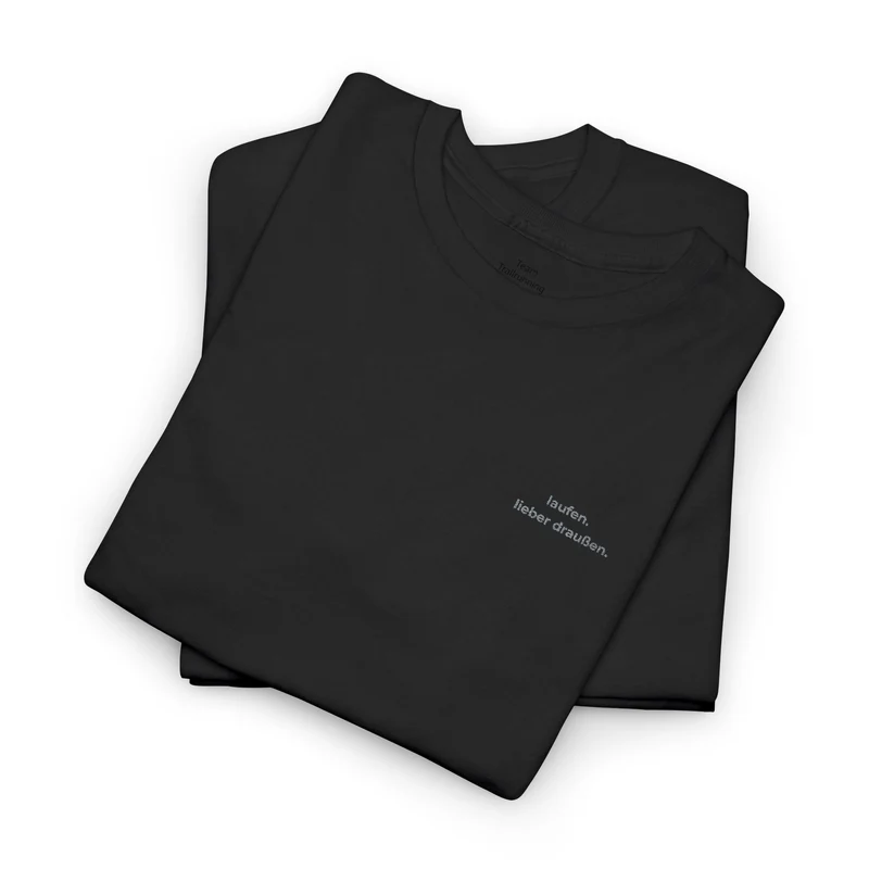 laufen. lieber draußen. - Bio Premium T-Shirt Stick