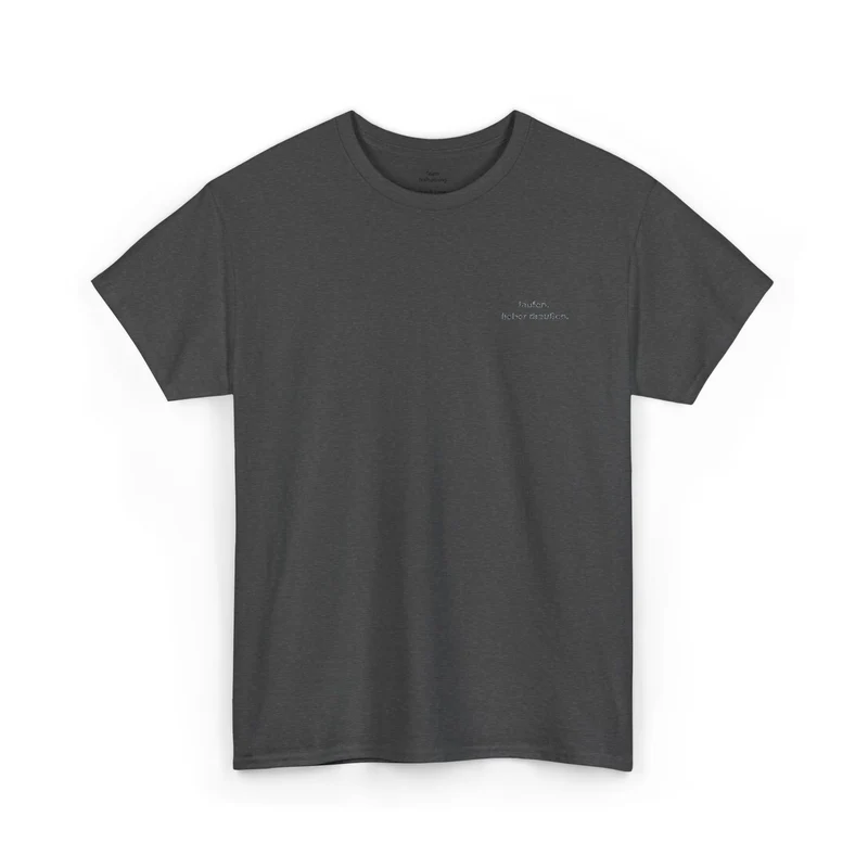 laufen. lieber draußen. - Bio Premium T-Shirt Stick