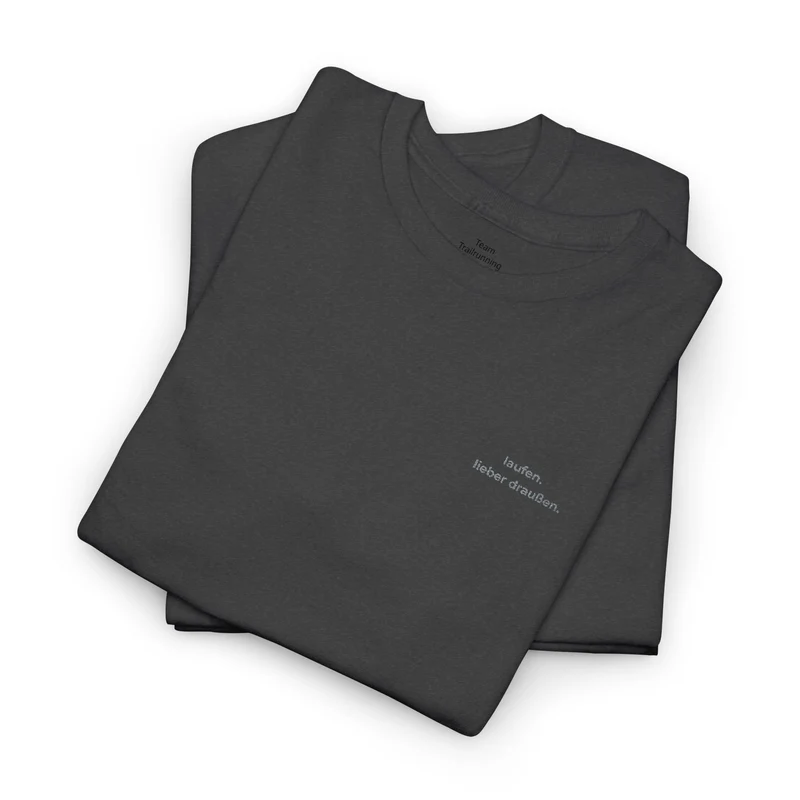 laufen. lieber draußen. - Bio Premium T-Shirt Stick