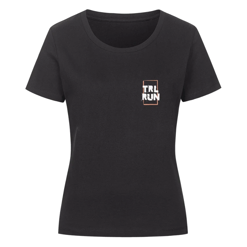 Outlet: TRLRUN Frame - Bio Premium T-Shirt Frauen, Gr. XS, schwarz