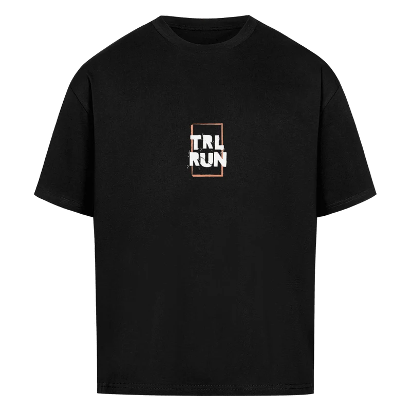 Outlet: TRLRUN Frame - Bio Premium Oversized Shirt, Gr. S, schwarz