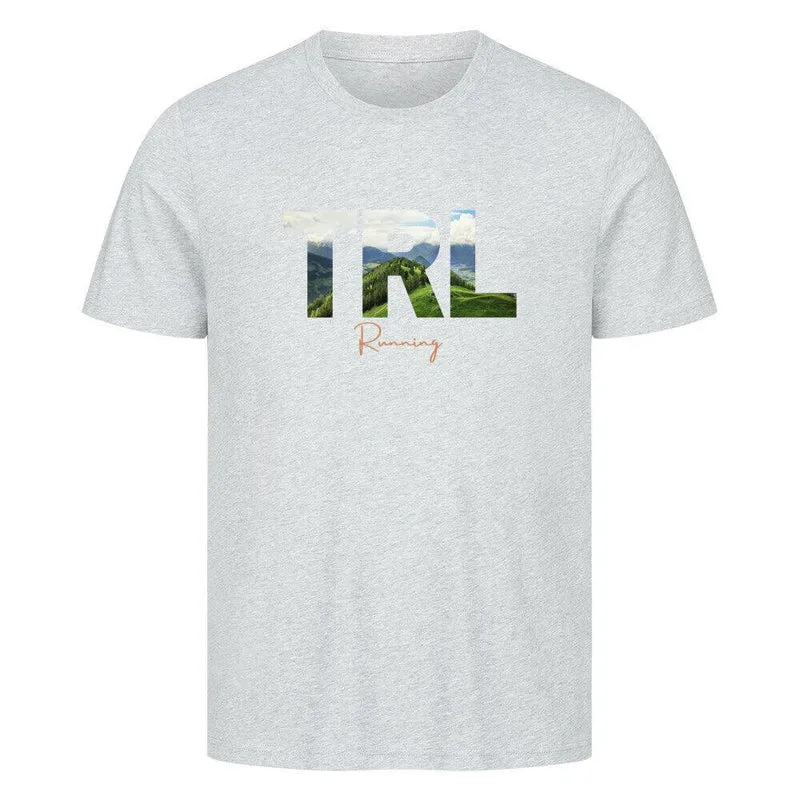 Outlet: TRL Cutout Letters - Bio Premium T-Shirt, Gr. S, grau