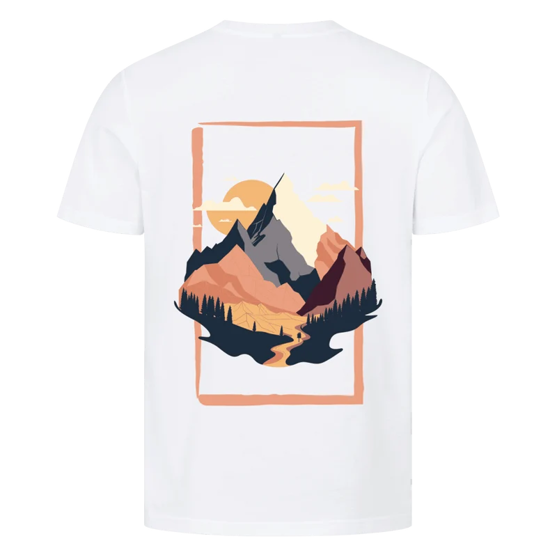 Outlet: TRLRUN Frame - Bio Premium T-Shirt, weiß Gr. S