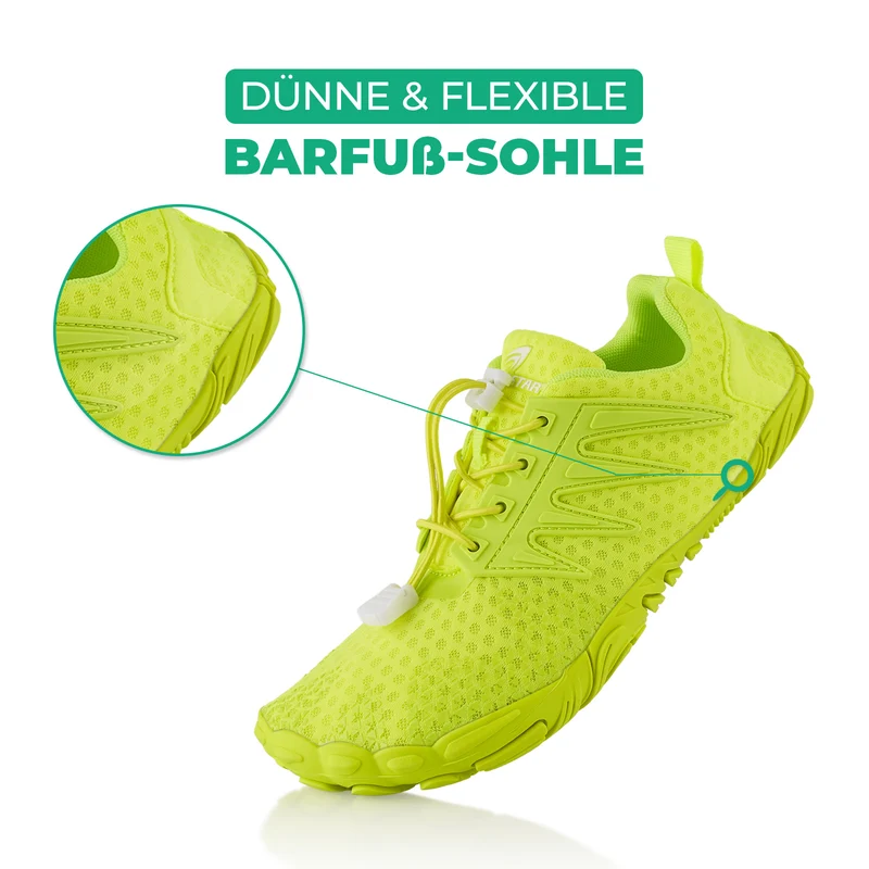 Barfußschuhe Atmungsaktive Sneaker Wasserschuhe