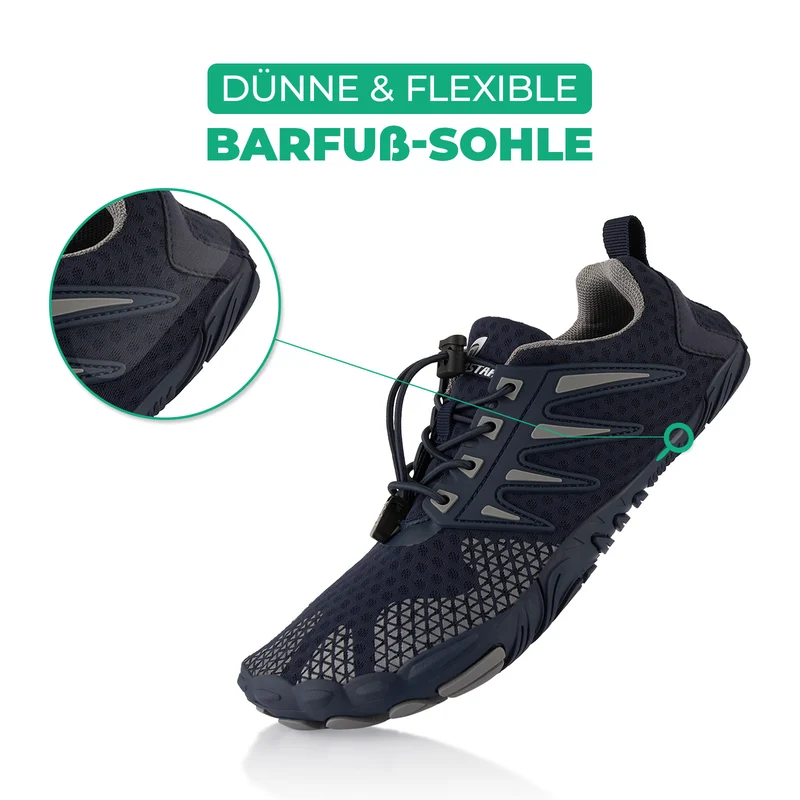 Barfußschuhe Atmungsaktive Sneaker Wasserschuhe