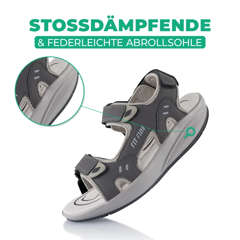 Sandalen Abrollsohle leichte Gesundheitsschuhe