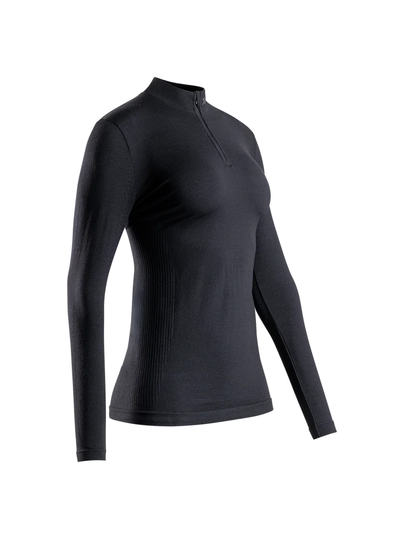 MIGHTYWOOL SHIRT LS 1/2 ZIP WMN