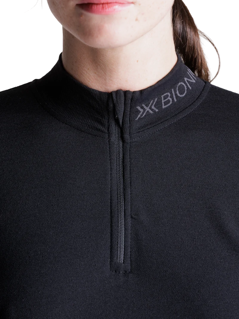 MIGHTYWOOL SHIRT LS 1/2 ZIP WMN