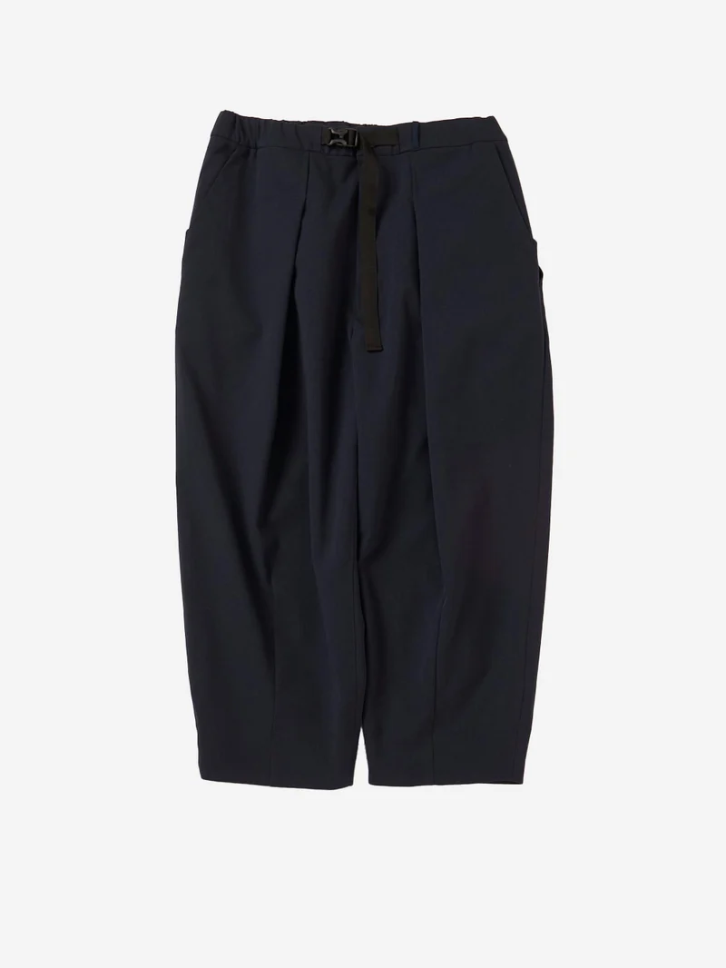 Pantaloni 'Tech Wool Cropped' blu navy