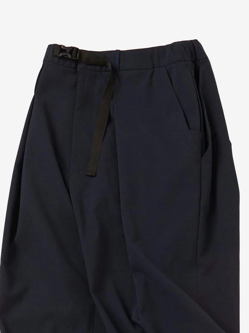 Pantaloni 'Tech Wool Cropped' blu navy