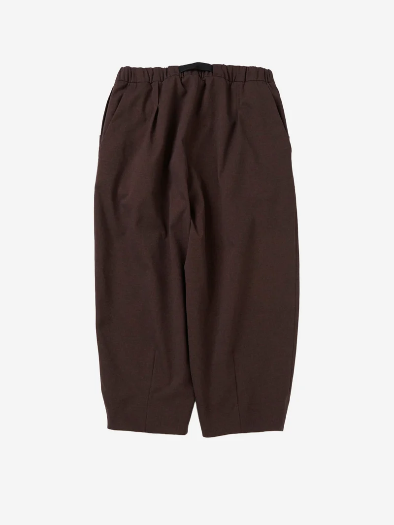 Pantaloni 'Tech Wool Cropped' marroni