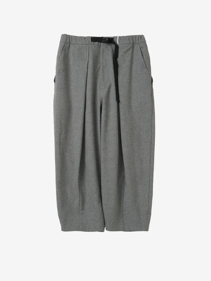 Pantaloni 'Tech Wool Cropped' grigi