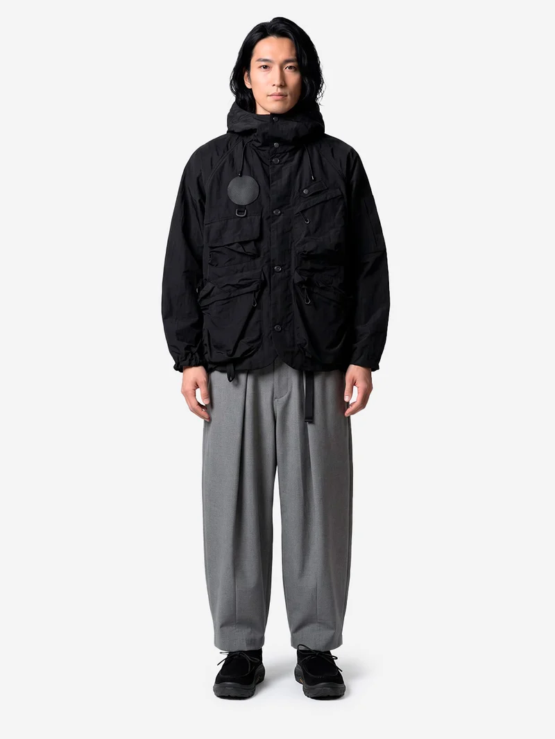 Pantaloni 'Tech Wool Cropped' grigi