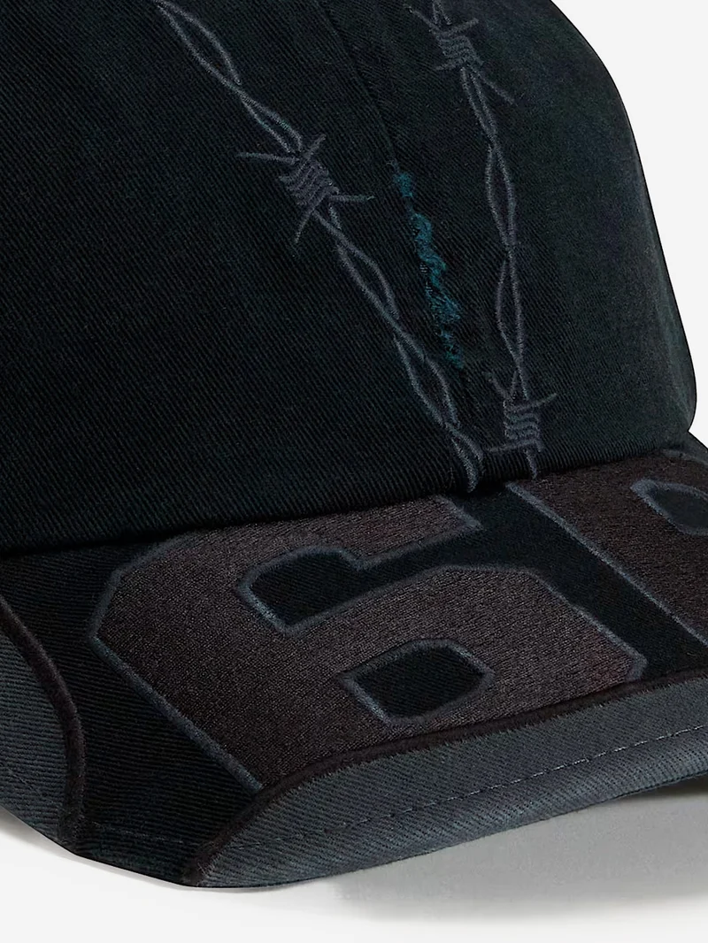 A.O.D. Cappello nero distressed