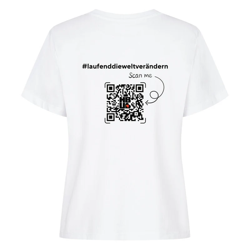 Heartbeat Ultra - Bio Premium T-Shirt Frauen mit QR-Code