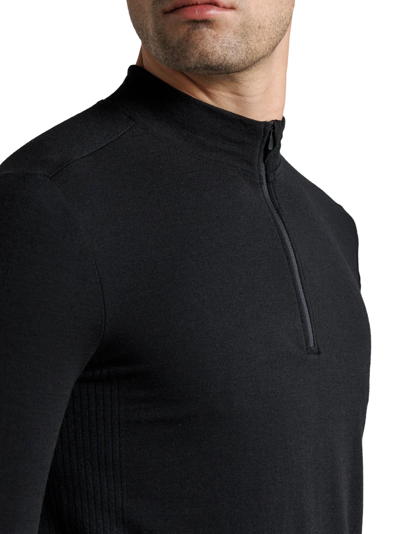 MIGHTYWOOL SHIRT LS 1/2 ZIP MEN