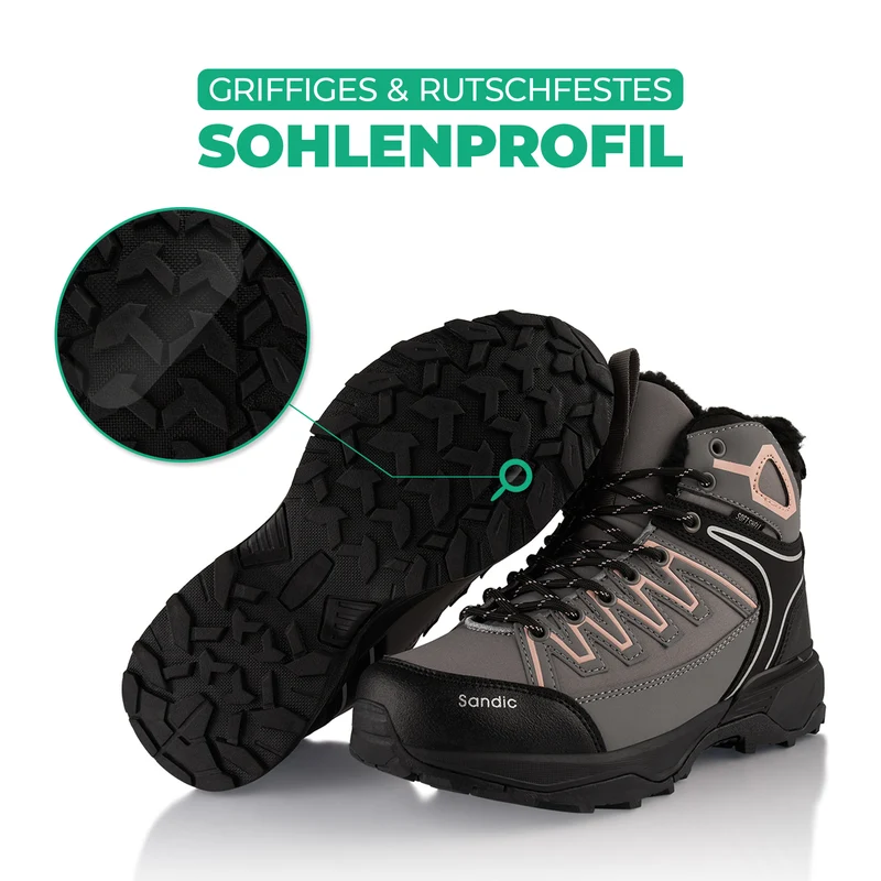 Winterstiefel Warm Gefütterte Softshell Wanderschuhe