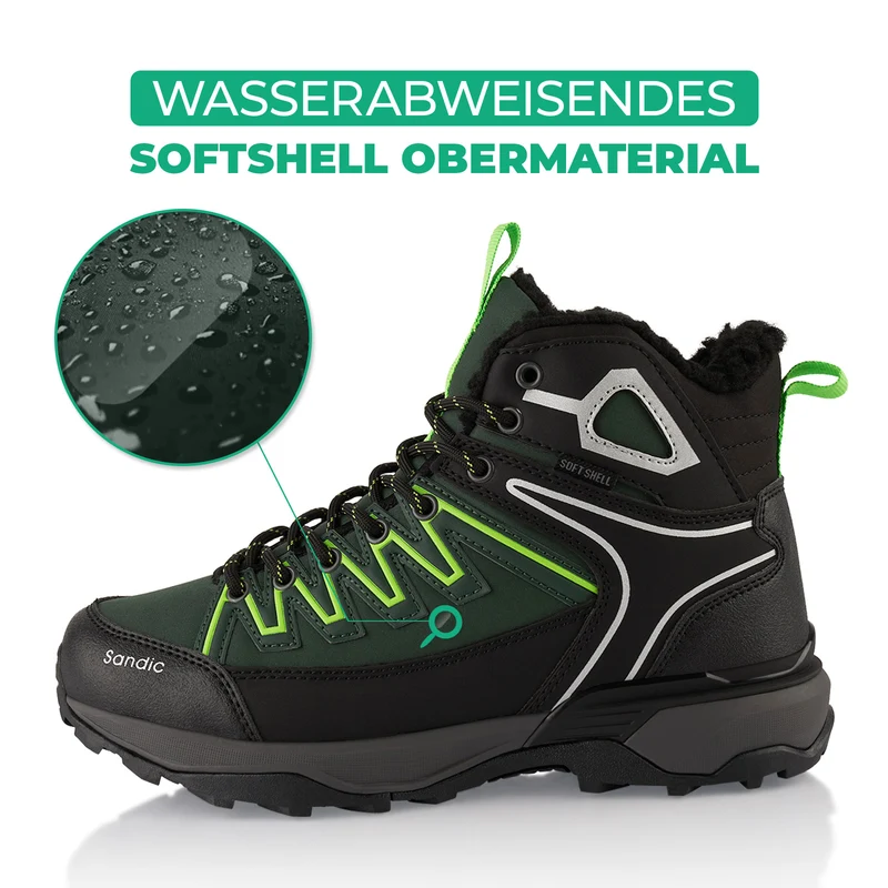 Winterstiefel Warm Gefütterte Softshell Wanderschuhe