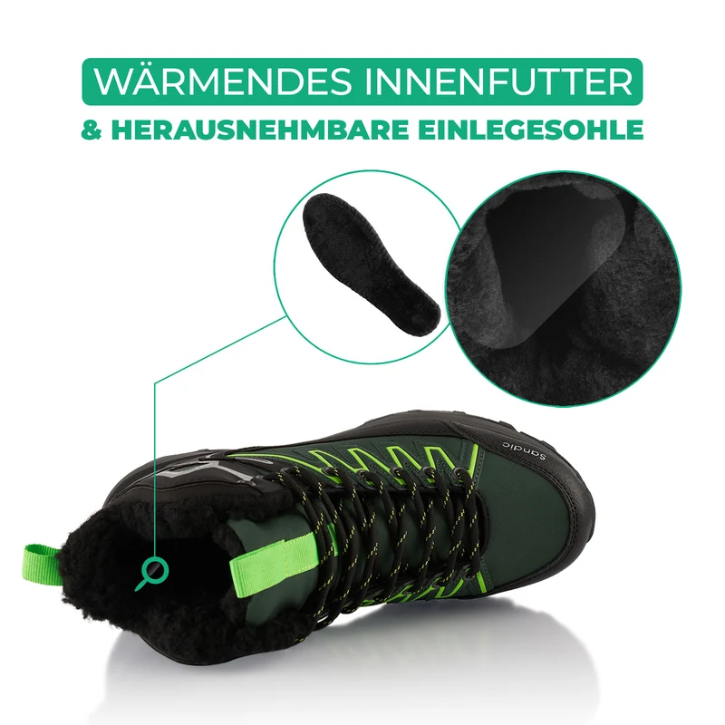 Winterstiefel Warm Gefütterte Softshell Wanderschuhe