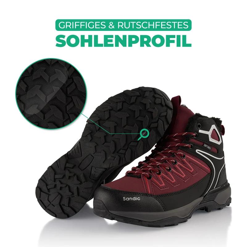 Winterstiefel Warm Gefütterte Softshell Wanderschuhe