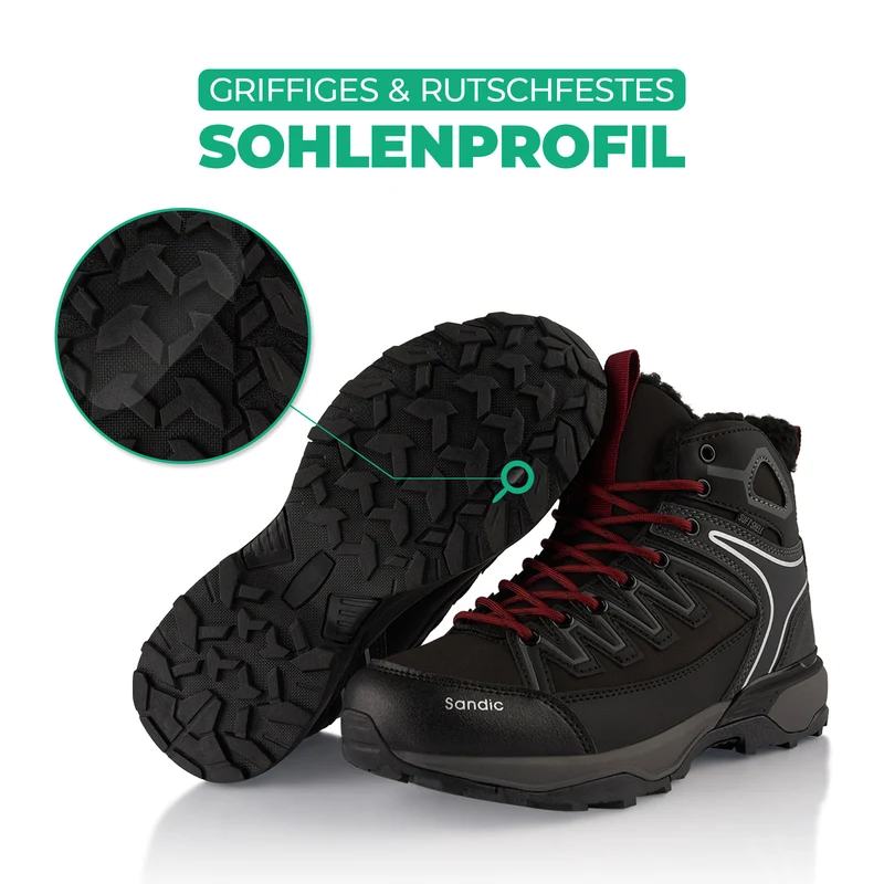 Winterstiefel Warm Gefütterte Softshell Wanderschuhe