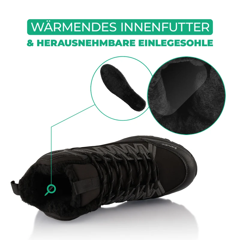 Winterstiefel Warm Gefütterte Softshell Wanderschuhe